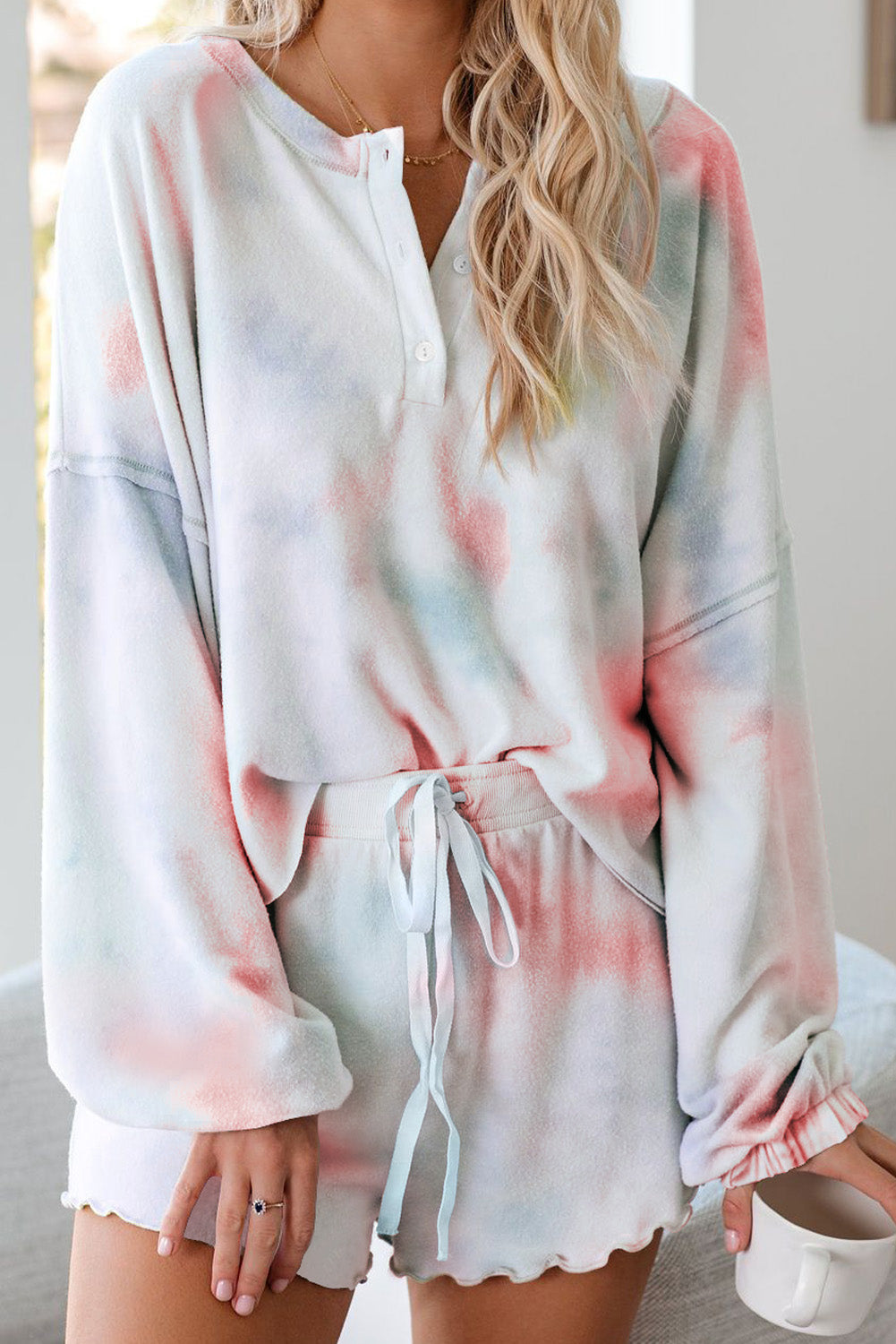 Floral Print Layered Sleeve Mini Dress - Image 13