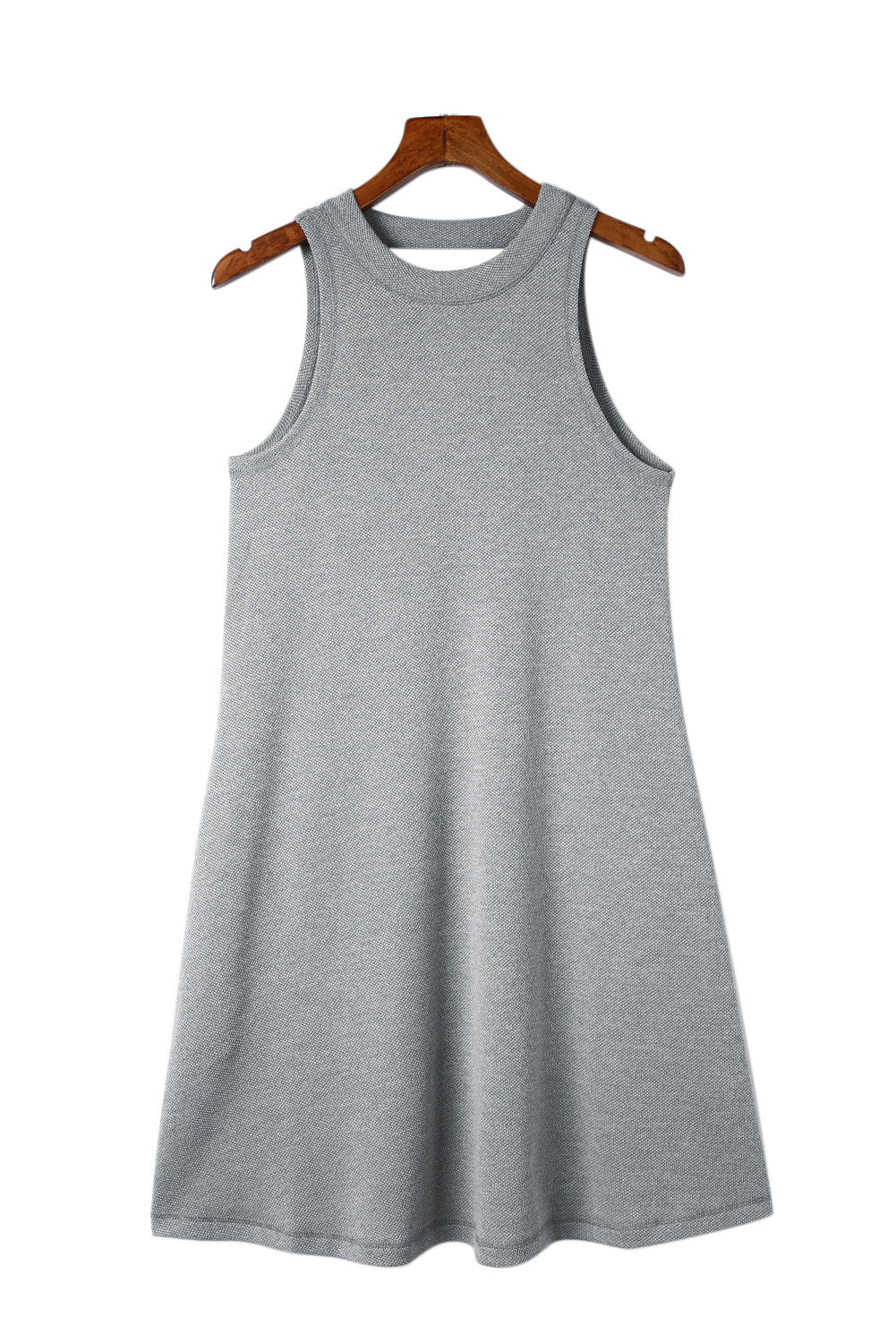 Versatile Solid Color Casual Mini Dress - Image 28