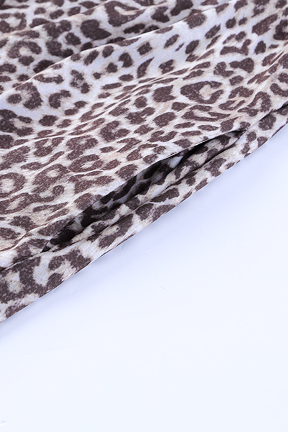 Leopard Print Sling Neck Sleeveless Dress - Image 15