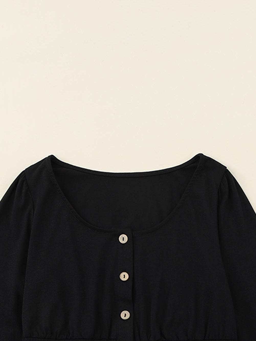 Casual Round Neck Print Long Sleeve Dress - Image 17