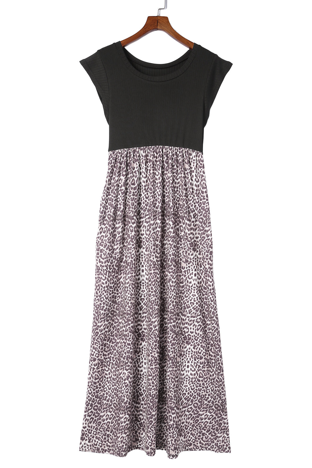 Leopard Print Sling Neck Sleeveless Dress - Image 18