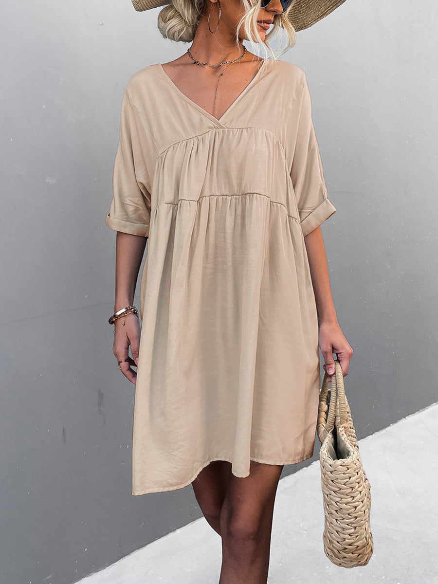 Tie Back Pocket Mini Dress - Image 6