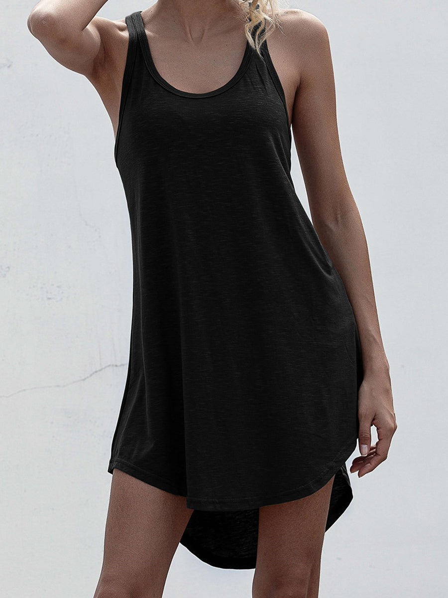 Racerback High-Low Mini Dress - Image 8