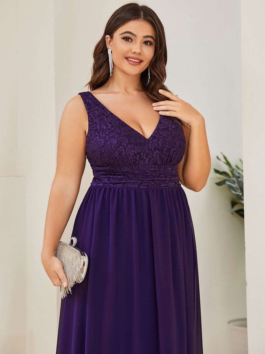 A Line Sleeveless Wholesale Bridesmaid Gowns - Image 20