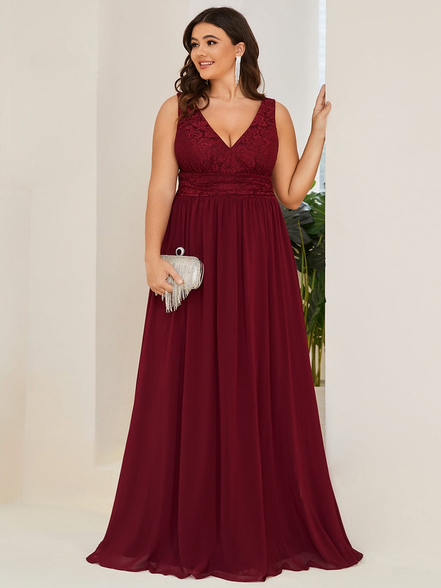 A Line Sleeveless Wholesale Bridesmaid Gowns - Image 6