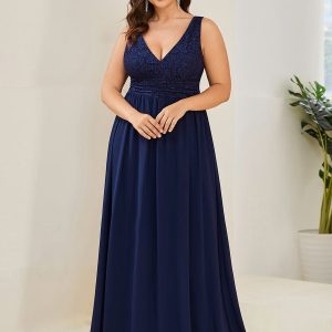 A Line Sleeveless Wholesale Bridesmaid Gowns