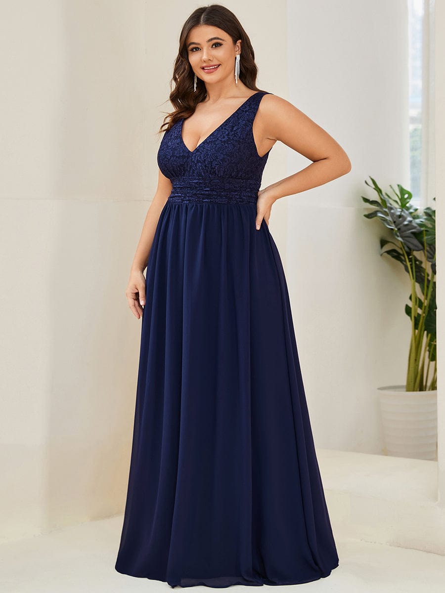 A Line Sleeveless Wholesale Bridesmaid Gowns - Image 4