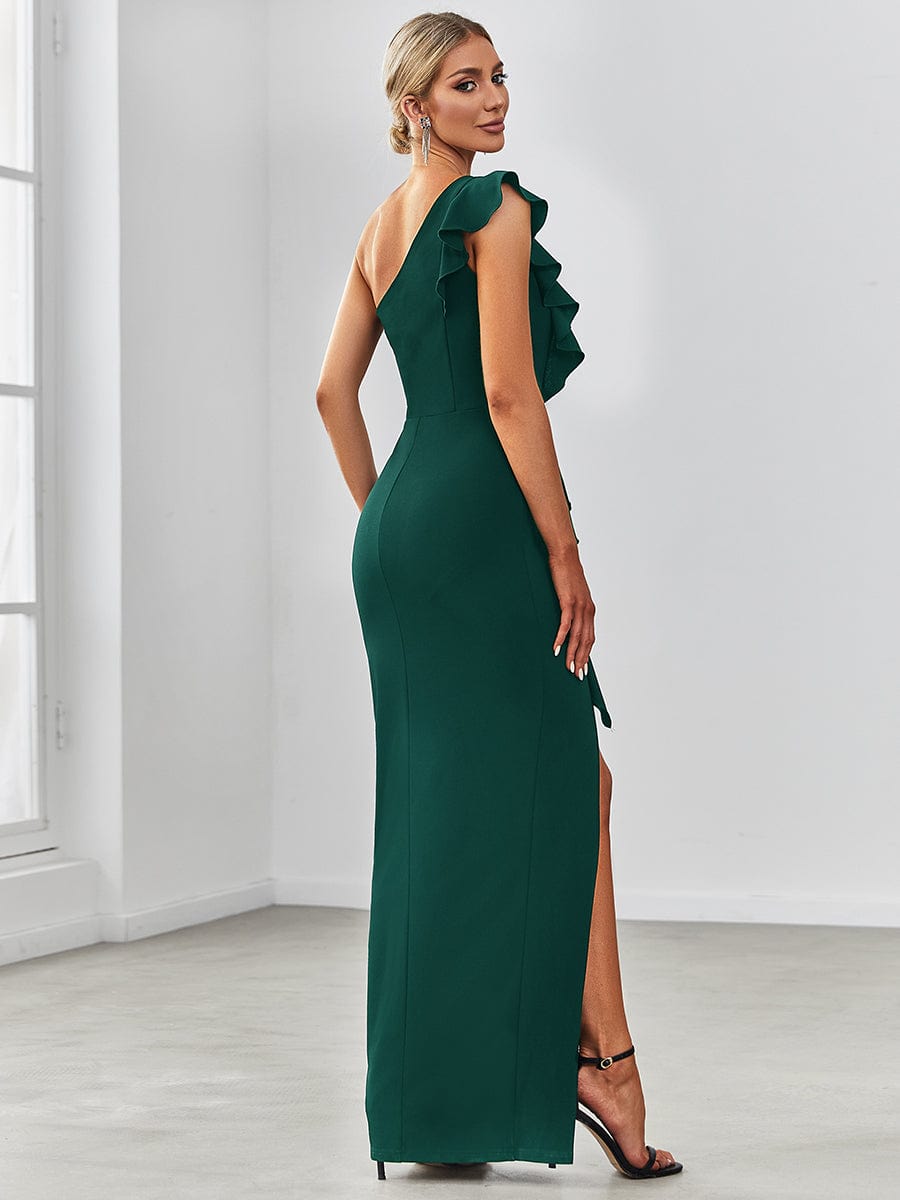 Elegant Sleeveless Pencil Evening Gown - Image 7