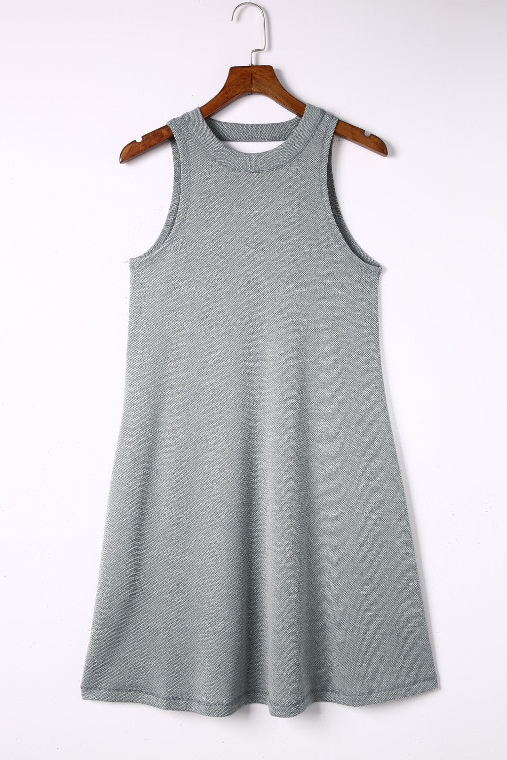 Versatile Solid Color Casual Mini Dress - Image 19