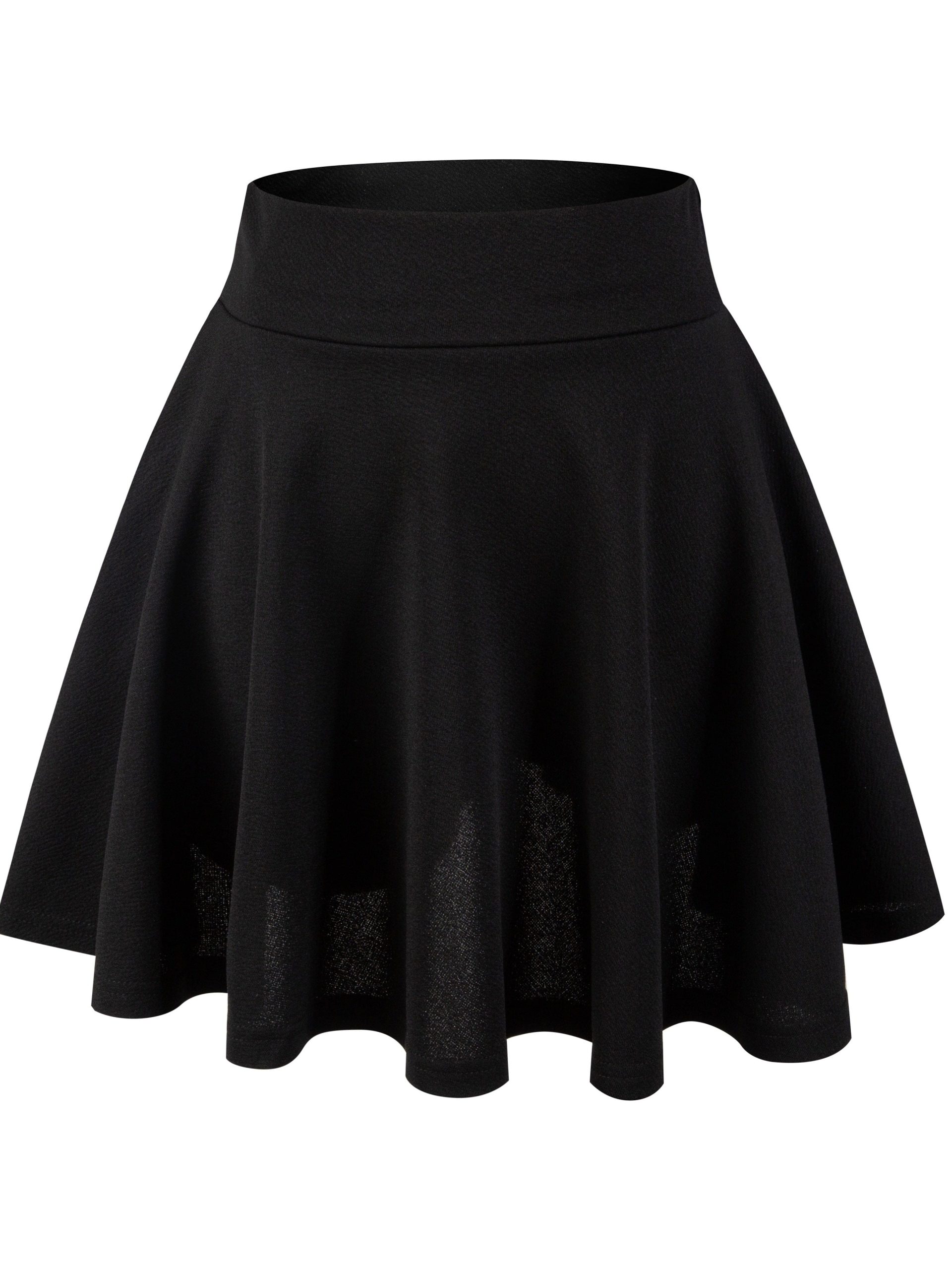 Chic Pleated Skater Skirt Mini Dress with High Waist - Image 19
