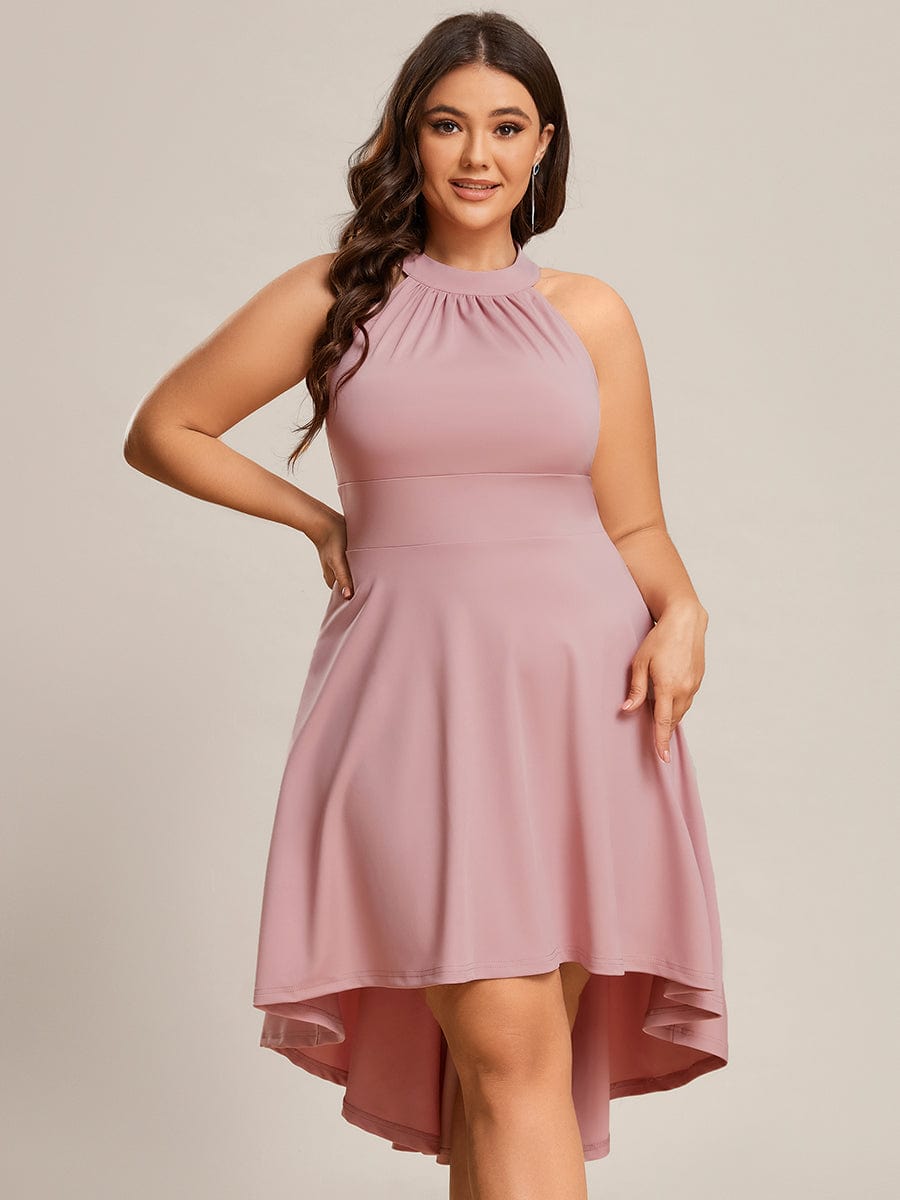 Sleeveless Halter Midi Dress for Cocktail Events - Image 73