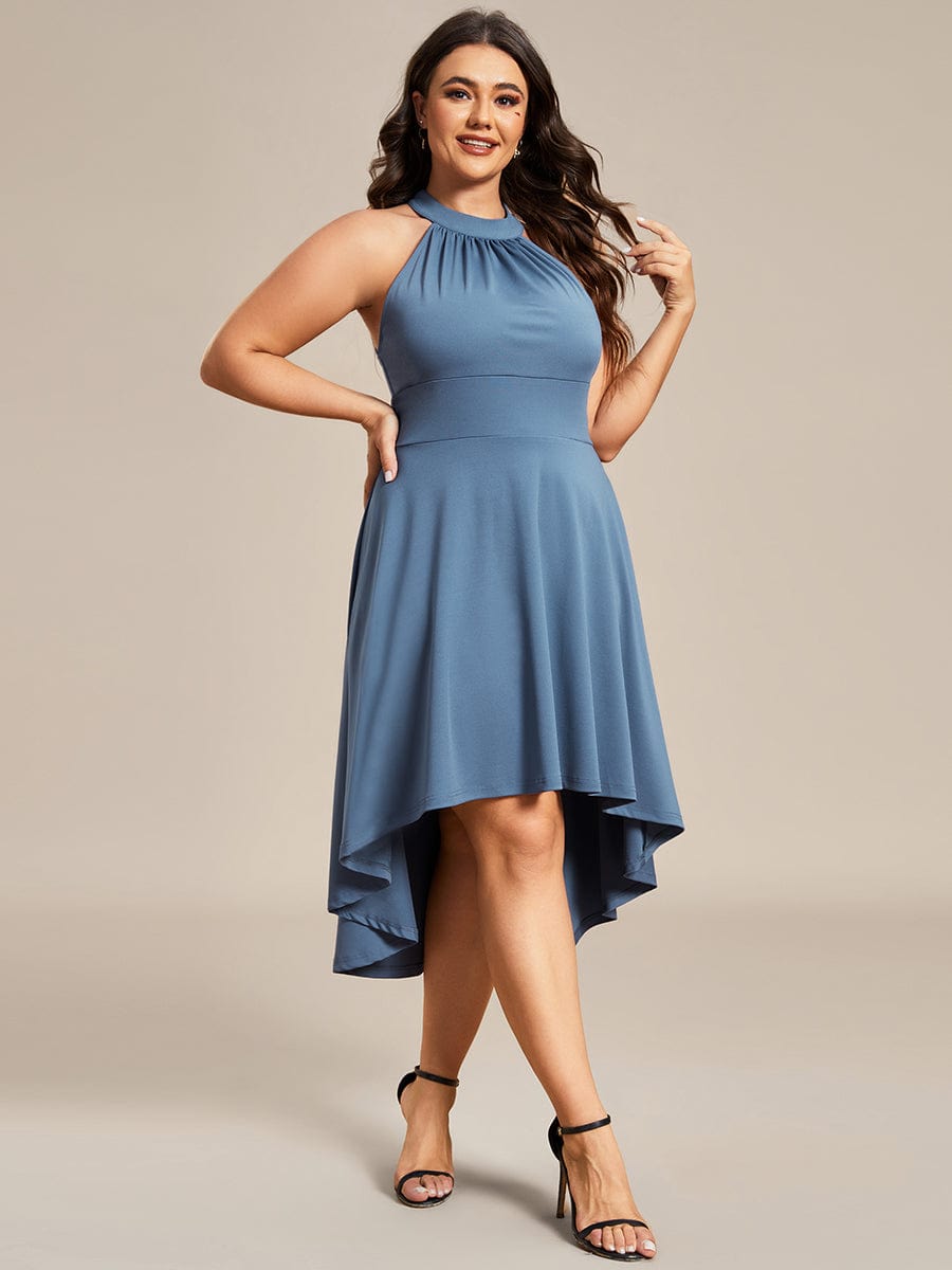 Sleeveless Halter Midi Dress for Cocktail Events - Image 28